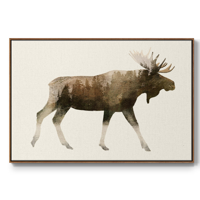 Toile tendue avec châssis de qualité supérieure The Wilderness III - prête à être accrochée, H 27 po x l 41 po x P 2 po