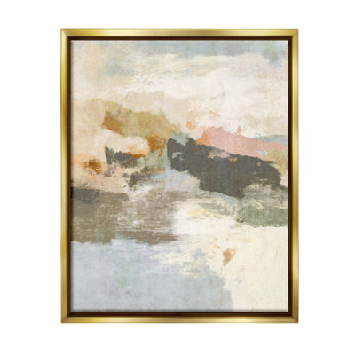 "Peinture abstraite rustique" par Suzanne Nicoll sur toile