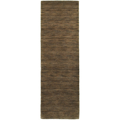 Nala Brown Hand-Tufted Wool Rug