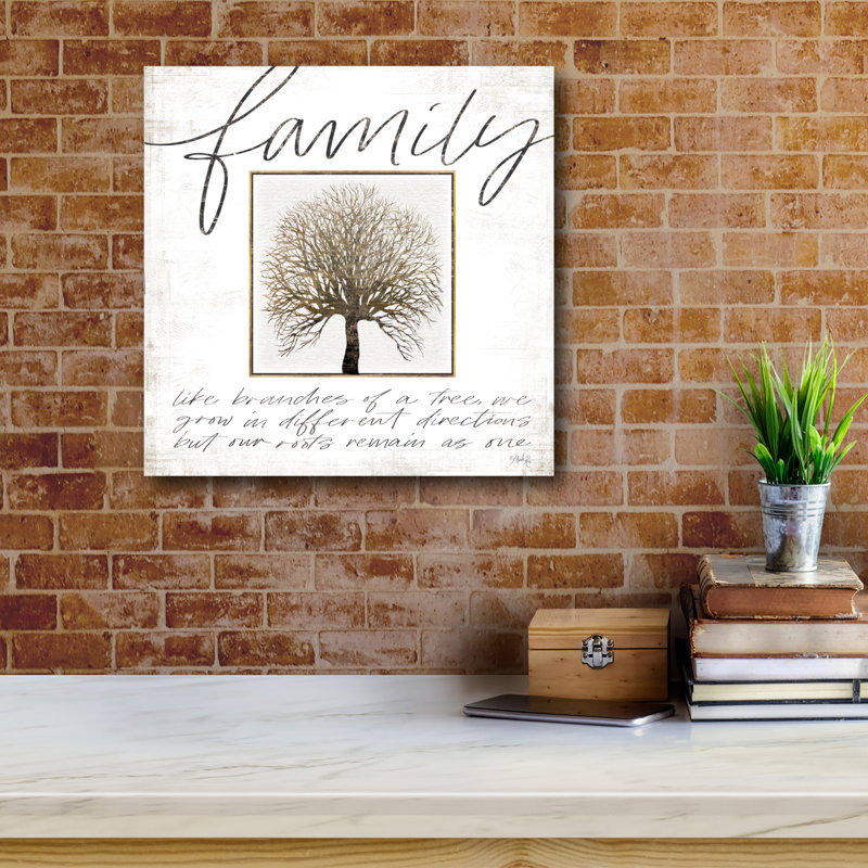 " Family Tree ", 16" H x 16" W x 1.5" D