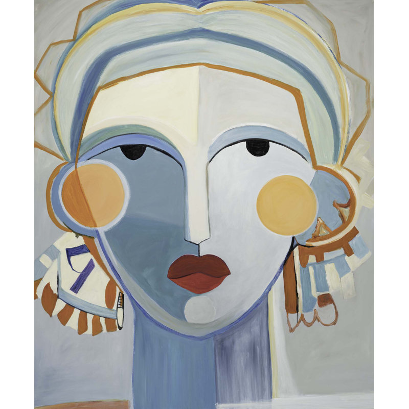 «Cool Portrait» par H. Scott - peinture sur toile tendue