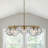 5 - Light Sputnik Sphere Modern Glass Bubble Chandelier
