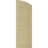 Timberthane Two Equal Flat Panel w/Elliptical Top Shutters-64374817-64374833-64374860