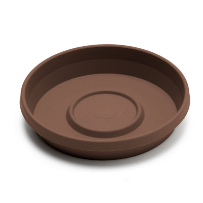 Traditional Plastic Indoor/Outdoor Saucer Tray