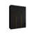 black matt + handles: gold