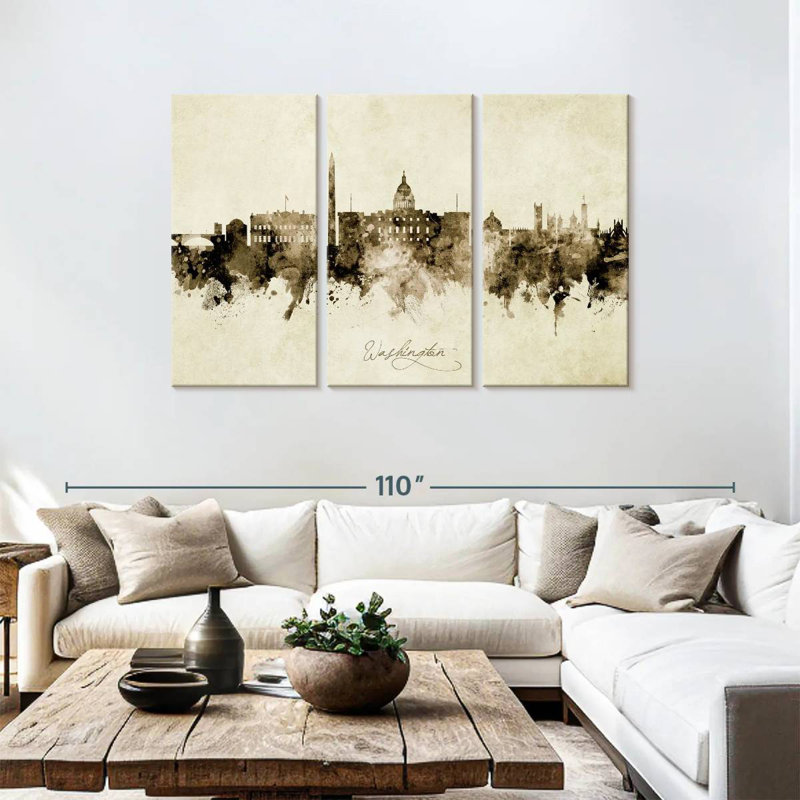 Sireci Washington DC Skyline II, 48" H x 74" W