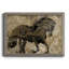 Midnight Stallion - cadre photo, impression sur toile-2043078156-2043078159
