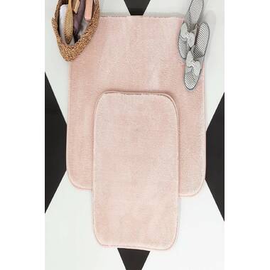 Solid Blush Bath Mat