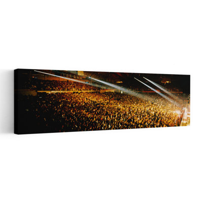 Rock Concert Interior Chicago IL USA 1 Piece Wrapped Canvas Panoramic Wall Art