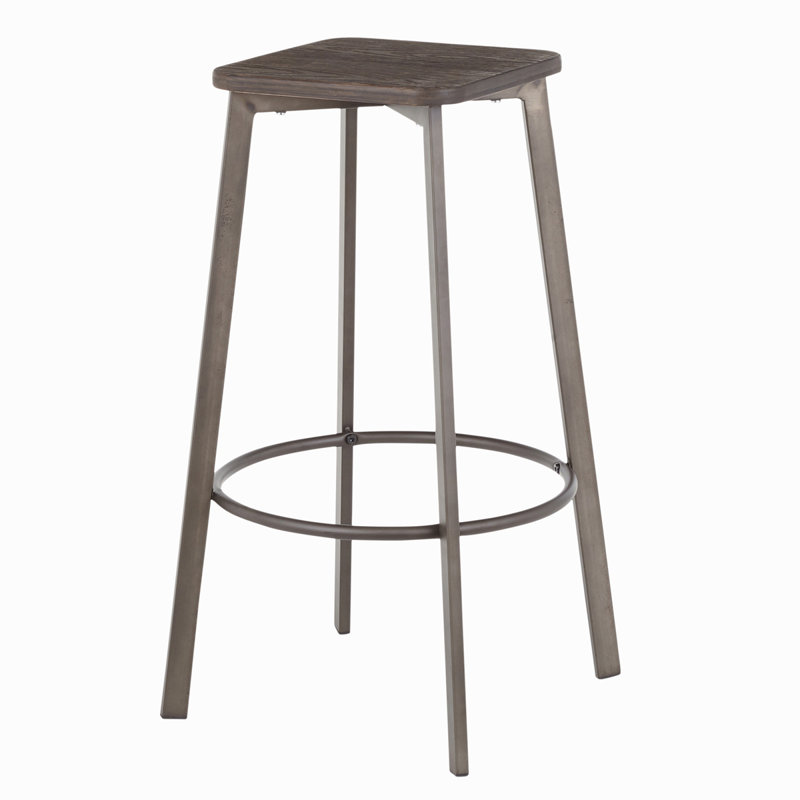 Tabouret de bar 29,85 po Malaeya, Brun