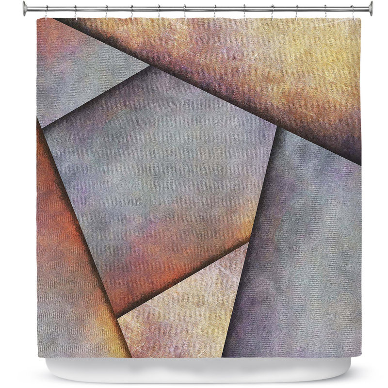 Geometric Shower Curtain