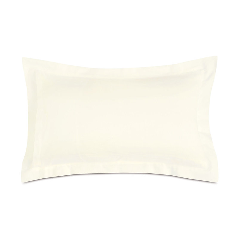 Fresco Sateen Envelope Sham, Ivory, Queen