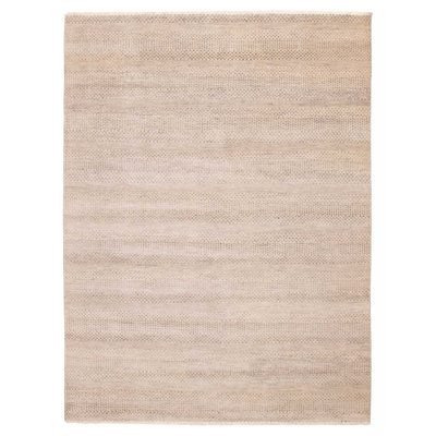 Tapis gris ombre en soie 8 pi 10 po x 12 pi 0 po
