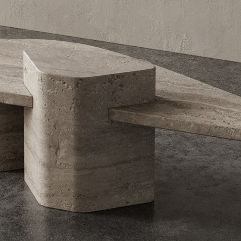 Table basse Roman Travertine