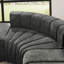 Canapé modulaire 116,5 po semi-courbé modulaire en chenille avec repose-pieds mobile-130915838