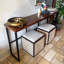 Console en bois massif 70 "Esterly Rose-1661323764