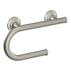 Wall Mount Toilet Paper Holder with Grab Bar -  Home Care by Moen, LR2352DBN