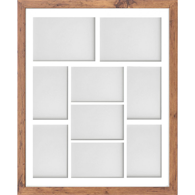 Markeia Matte Picture Frame with Mat, Beech