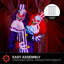 Haunted Hill Farm Clown animé d'Halloween 5,5 pieds debout avec animatronique
