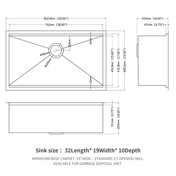 Dimensions du produit