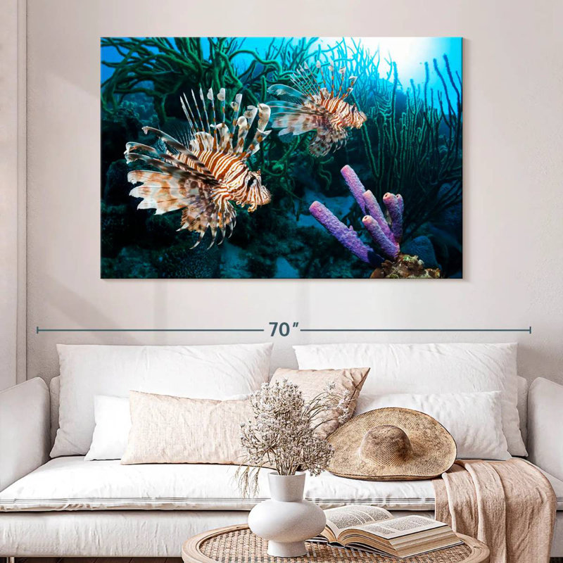 Brampt Atlantic Ocean Lionfish, 34" H x 51" W