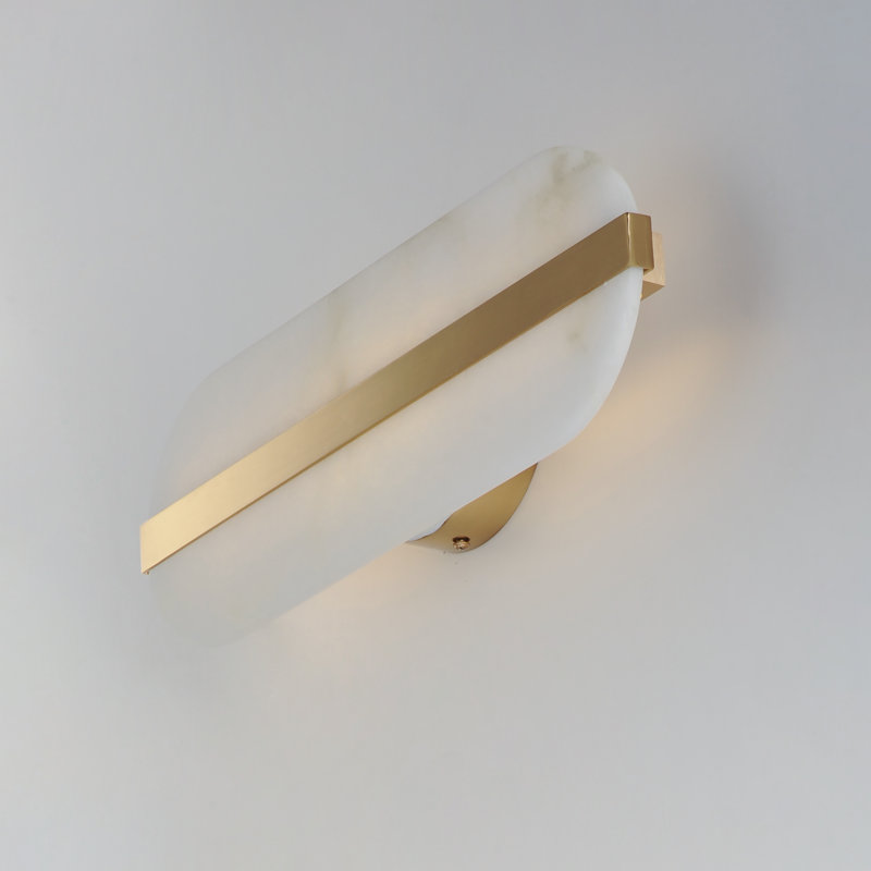 Stonewall Glass 1 - Light LED Armed Sconce