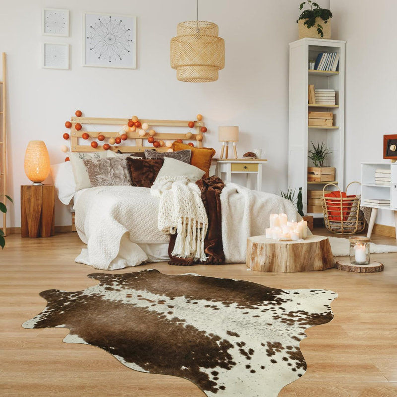 Animal Print Area Rug, Rectangle 140 x 158 cm