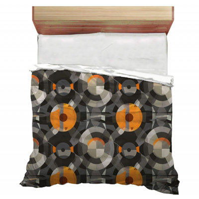 African Vintage Abstract Window Curtains  Cultural Tribal Drapes - 2 Panels