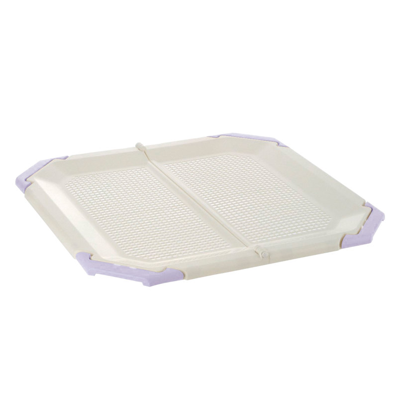 Porte-coussin en filet Paw Trex, Beige / Mauve