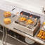 Commercial Electric Deep Fryer Countertop Deep Fryer 3000W 18Qt / 17L