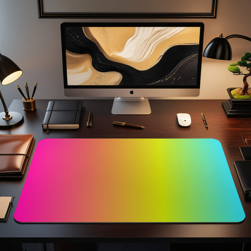 Polyester Desk Pad, 14.4x12.1