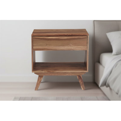 Grochow 26'' W Solid Wood Nightstand