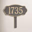 Hampshire 1-Line Lawn Address Sign-1818792478-1818792474
