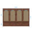 Élégante armoire-lit escamotable grand format avec station de charge intégrée et tiroir de rangement spacieux-1230617304
