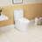 1.1/1.6 GPF Elongated Comfort Height Floor Mounted One-Piece Toilet