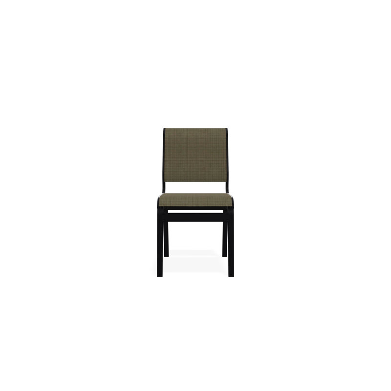 Chaise sans accoudoirs Aruba II, Noir, Pierre Elevation
