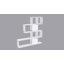 Bibliothèque géométrique H 43 po x l 47 po Deddo-41711921