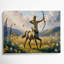 Art mural sur toile Sci Fi Centaur archer in meadow-1630869447