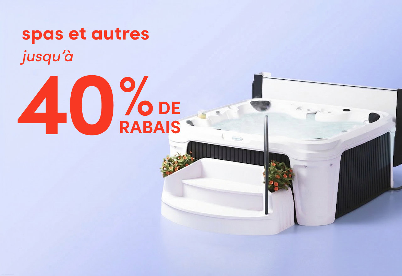 spas et autres en solde