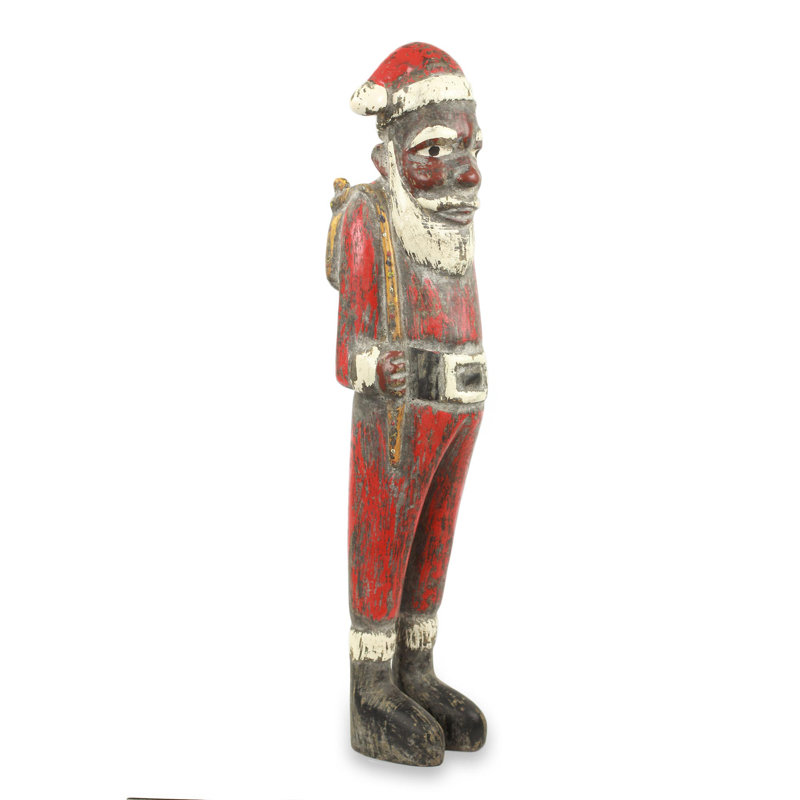 Figurine de noël africain père noël unique