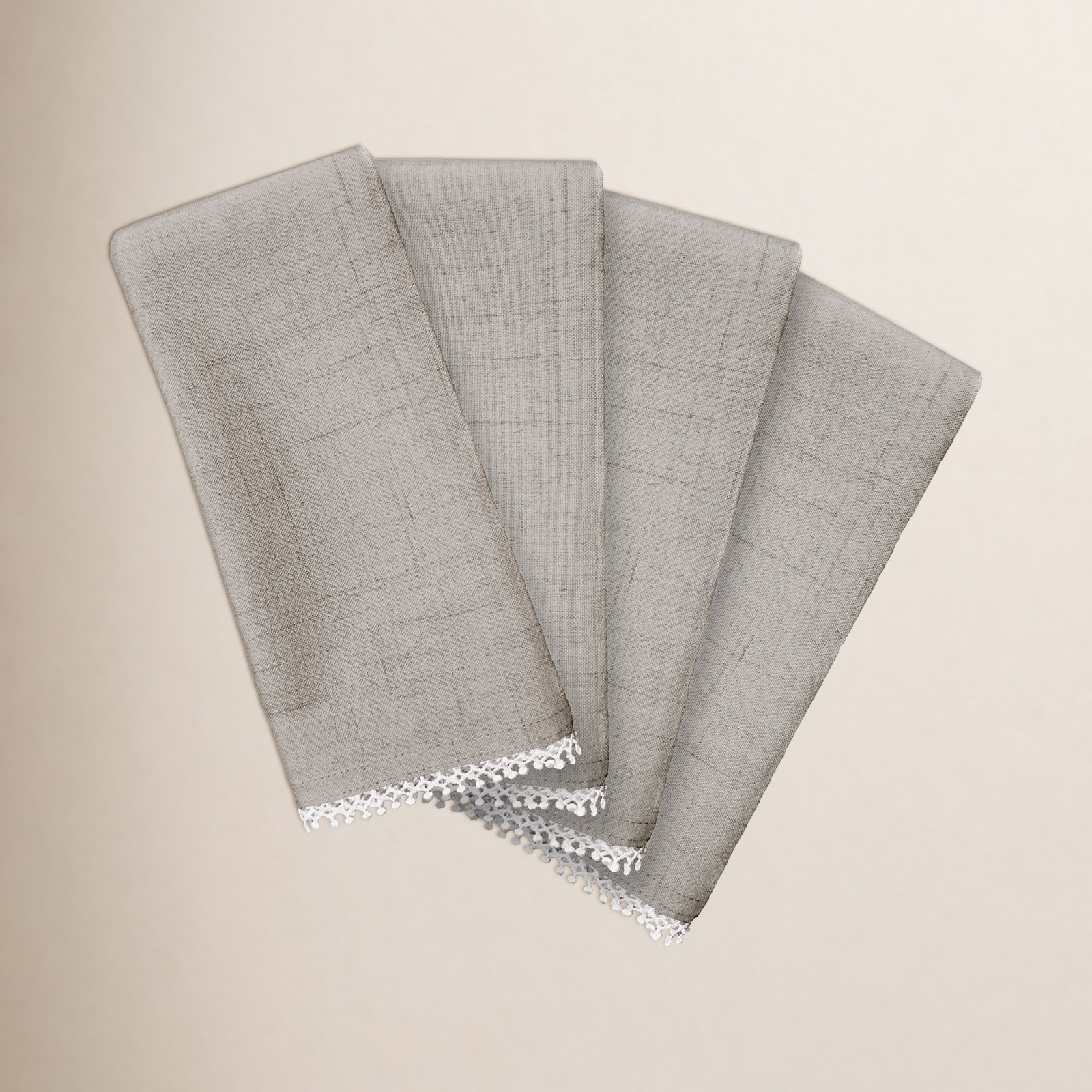 French Perle Collection French Perle Napkin, Dove