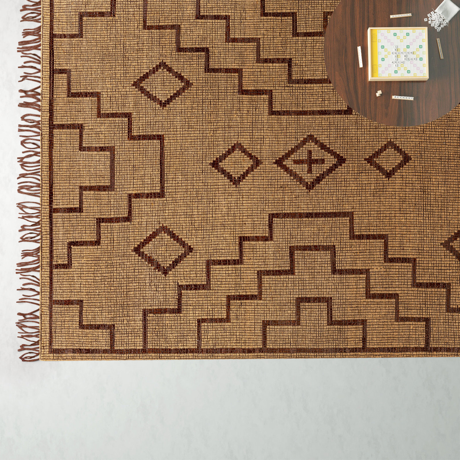 Alfi Hand-Woven Jute Rug, Rectangle 12' x 15'