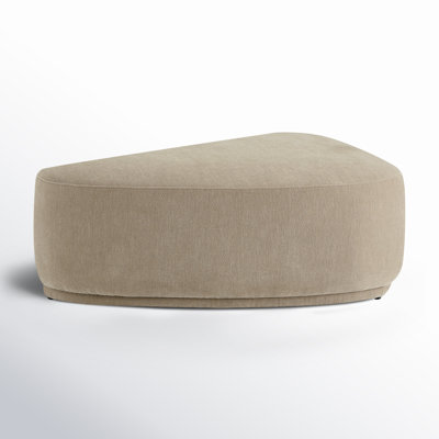 Adna 44'' Triangular Upholstered Ottoman