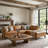 Thibodeau Genuine Leather L-Shaped Sectional Sofa-1991622128-2024219145
