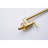 Wall Mounted Folding Pot Filler Faucet - Brushed Gold Look, 360 Rotatable, Brass, Coating, Double Handles For Effortless Water Flow Management Mount Function, Rotation, Brass Build, Corrosion Surface