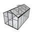 Ensemble de serre d'extérieur en polycarbonate avec porte verrouillable et évent de toit réglable-125847306
