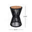 Table d'appoint longue en sablier avec corde et bois