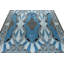 Tapis turc bleu et bleu marine 6x9