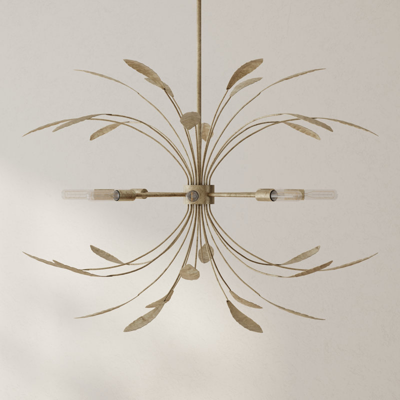 Luminaire suspendu unique à 8 lumières Stpierre, Or antique