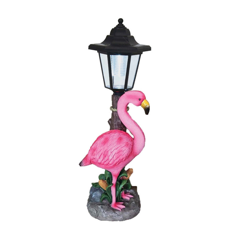 Statue solaire Karla Flamingo